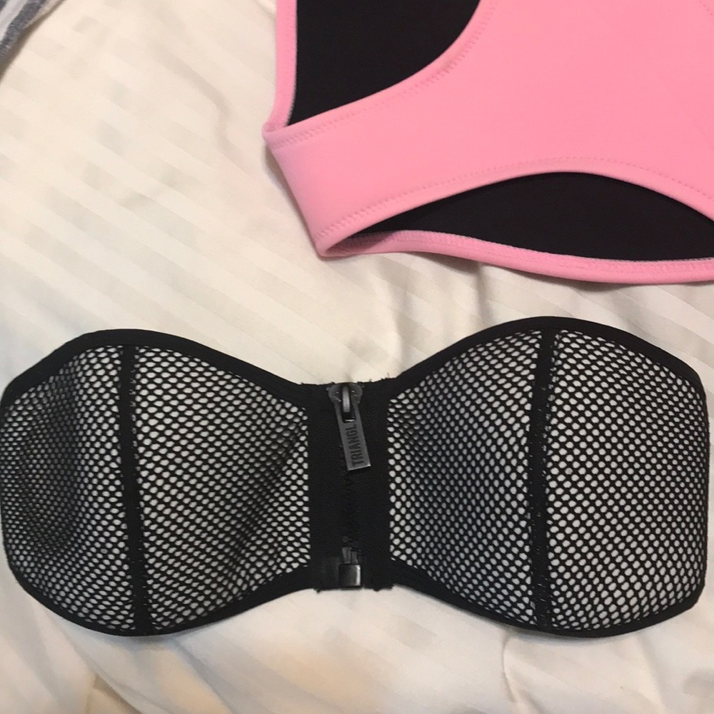 Triangl strapless bikini top